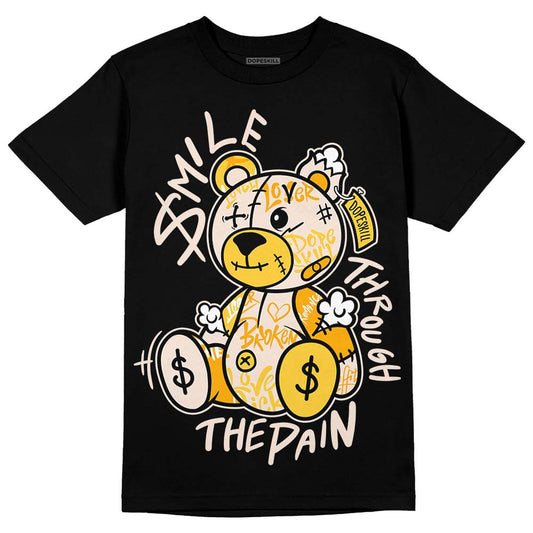 Jordan 4 "Sail" DopeSkill T-Shirt Smile Through The Pain Graphic Streetwear - Black 