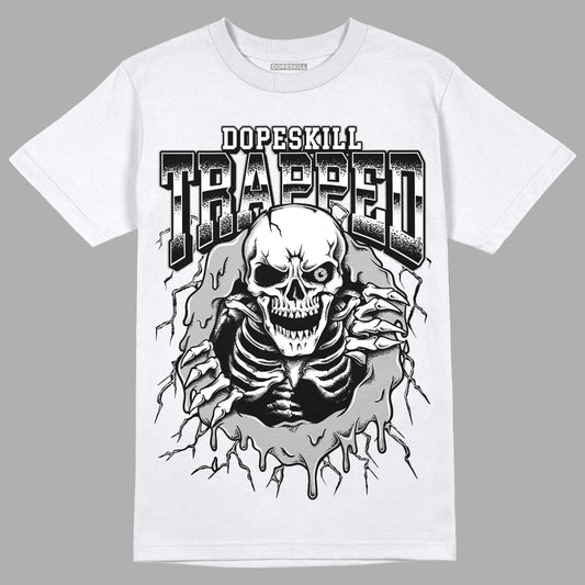 YZ 450 Utility Black DopeSkill T-Shirt Trapped Halloween Graphic Streetwear - White 