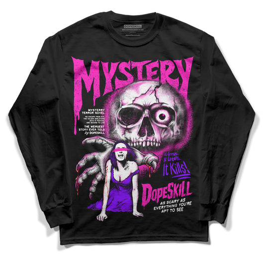 Dunk Low GS “Active Fuchsia” DopeSkill Long Sleeve T-Shirt Mystery Ghostly Grasp Graphic Streetwear - Black