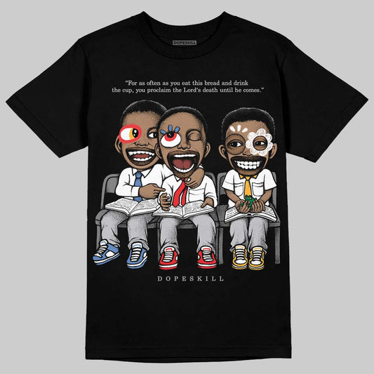 Grey Sneakers DopeSkill T-Shirt First Sunday Graphic Streetwear - Black