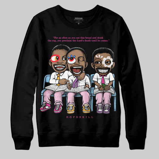 Jordan 6 “Doernbecher” DopeSkill Sweatshirt First Sunday Graphic Streetwear - Black