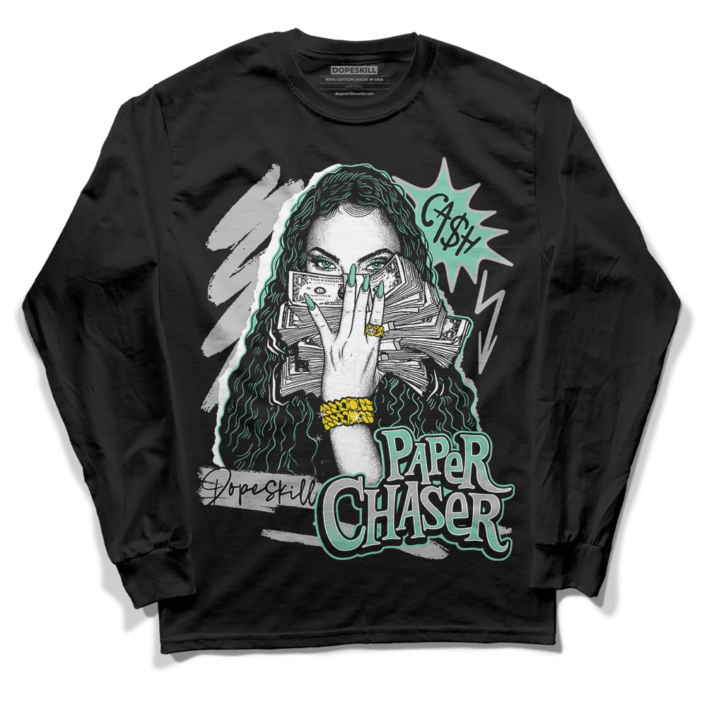Jordan 3 "Green Glow" DopeSkill Long Sleeve T-Shirt NPC Graphic Streetwear - Black