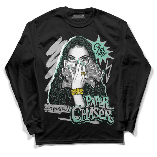 Jordan 3 "Green Glow" DopeSkill Long Sleeve T-Shirt NPC Graphic Streetwear - Black