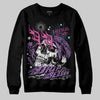 PURPLE Sneakers DopeSkill Sweatshirt Drip Season Graphic Streetwear - Black