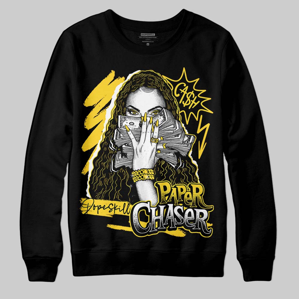 Jordan 4 Tour Yellow Thunder DopeSkill Sweatshirt NPC Graphic Streetwear - Black
