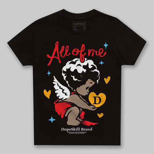 Red Sneakers DopeSkill Toddler Kids T-shirt All Of Me Graphic Streetwear - black