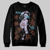 Harris Tweed x Dunk Low Denim Turquoise and Baroque Brown DopeSkill Sweatshirt Built Different Graphic Streetwear - Black