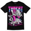 Dunk Low GS “Active Fuchsia” DopeSkill T-Shirt Threat Graphic Streetwear - Black