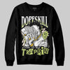 Jordan 5 “Luminous Green” DopeSkill Sweatshirt Sorry I've Been Trappin Graphic Streetwear - Black