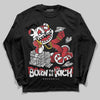 Jordan 1 High OG “Ruby” DopeSkill Long Sleeve T-Shirt Born To Be Rich Graphic Streetwear - black