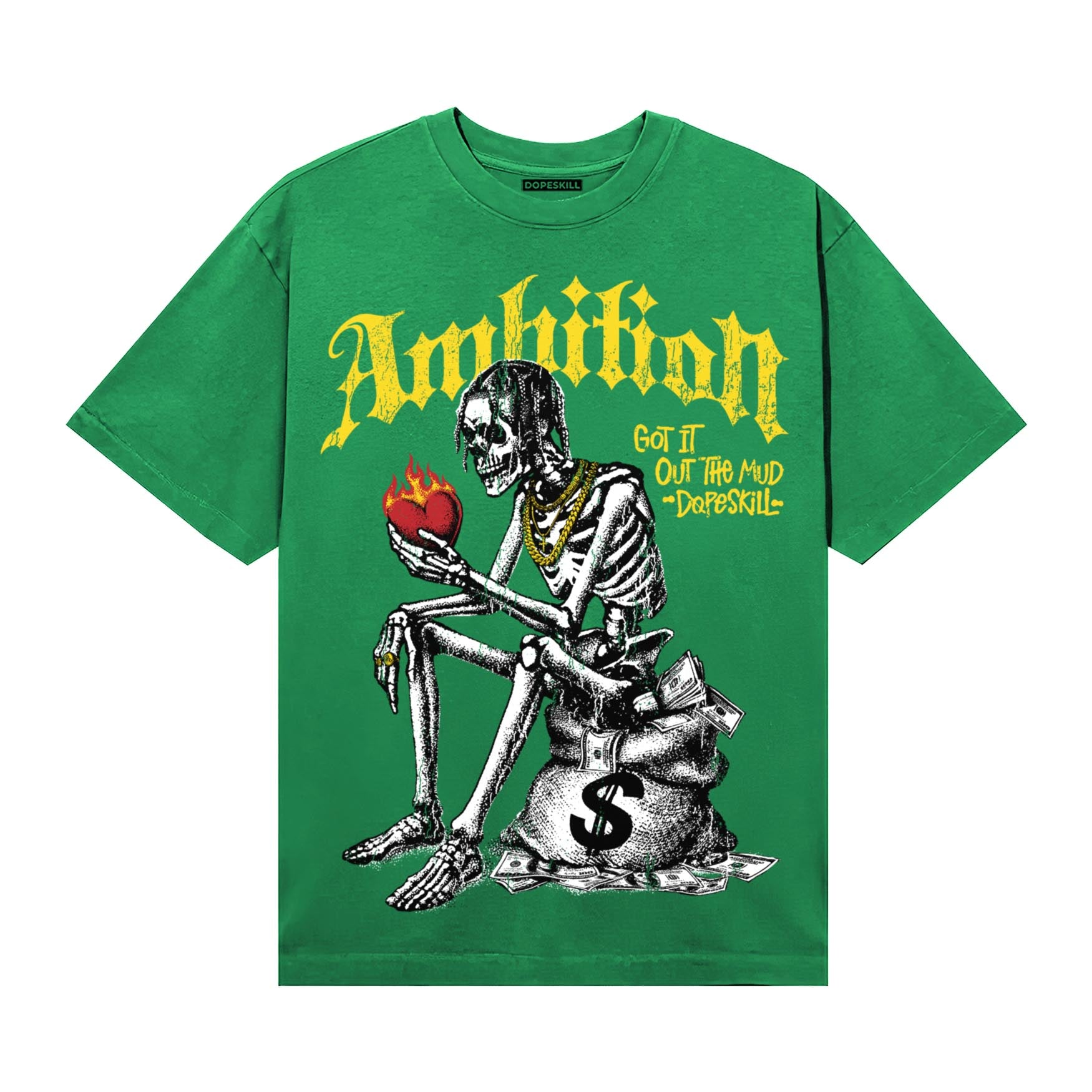 Green Sneakers DopeSkill T-Shirt Ambition Graphic Streetwear - Irish Green