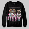 Pink Sneakers DopeSkill Sweatshirt First Sunday Graphic Streetwear - Black