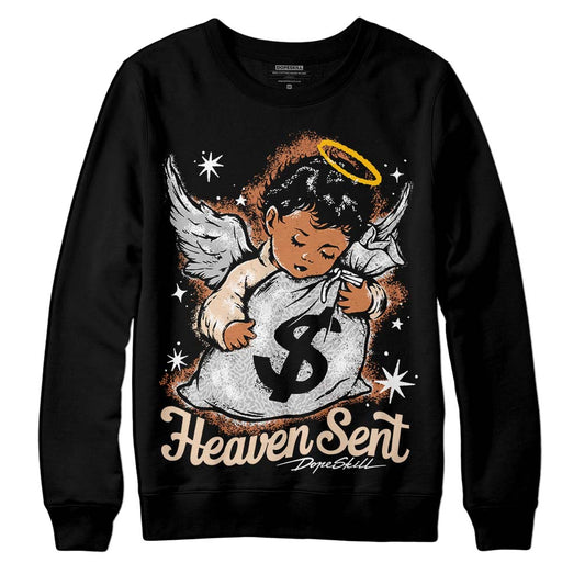Jordan 3 Craft “Ivory” DopeSkill Sweatshirt Heaven Sent Graphic Streetwear - Black