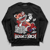 Jordan 1 High OG Rare Air “Cinnabar” DopeSkill Long Sleeve T-Shirt Born To Be Rich Graphic Streetwear - Black