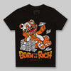 Jordan 1 Retro High OG Shattered Backboard (2025) DopeSkill Toddler Kids T-shirt Born To Be Rich Graphic Streetwear - Black