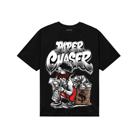 Black and White Sneakers DopeSkill T-Shirt Paper Chaser Boy Graphic Streetwear - Black