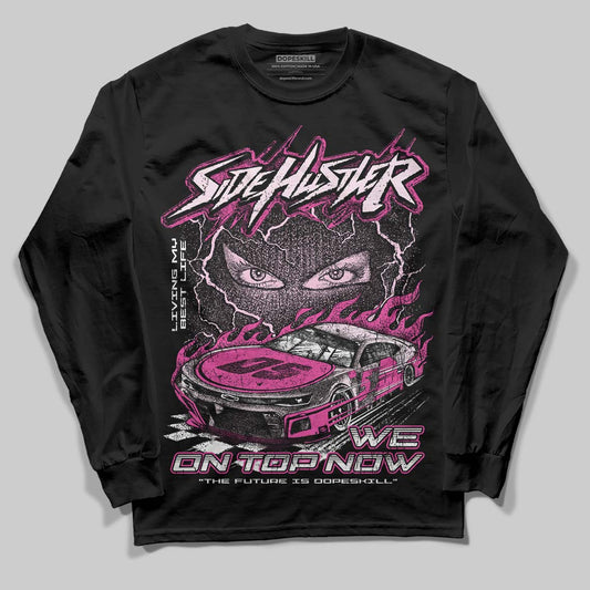 Dunk Low GS 'Triple Pink' DopeSkill Long Sleeve T-Shirt Flexin' Graphic Streetwear - Black
