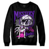 Jordan 13 Court Purple DopeSkill Sweatshirt Mystery Ghostly Grasp Graphic Streetwear - Black