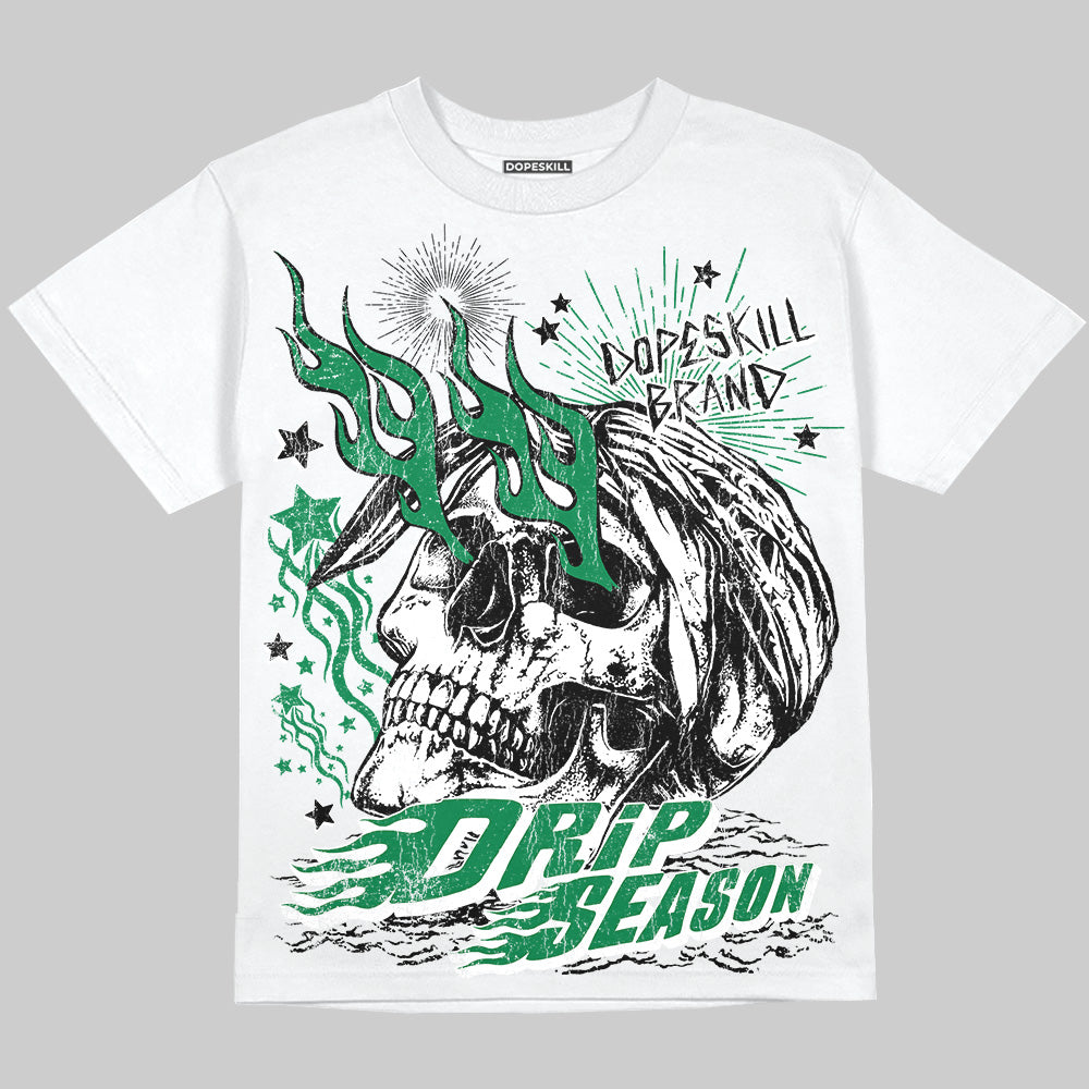 Green Sneakers DopeSkill Oversize Print T-Shirt Drip Season Graphic Streetwear