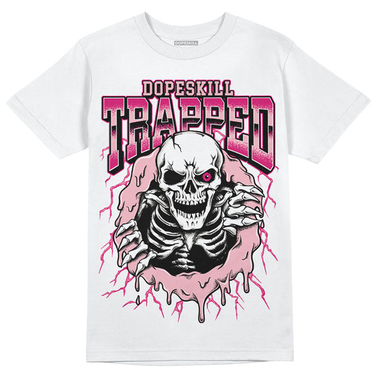 Dunk Low Barbie Triple Pink DopeSkill T-Shirt Trapped Halloween Graphic Streetwear - White