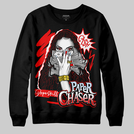 Jordan 11 Retro Cherry DopeSkill Sweatshirt NPC Graphic Streetwear - Black