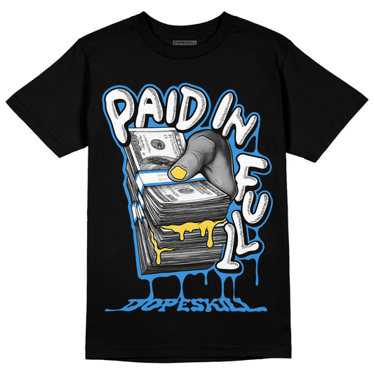 Dunk Low Pro SB Homer DopeSkill T-Shirt Paid In Full Graphic Streetwear - Black 