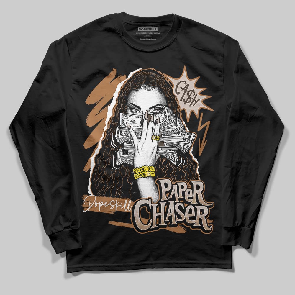 Jordan 3 Retro Palomino DopeSkill Long Sleeve T-Shirt NPC Graphic Streetwear - Black