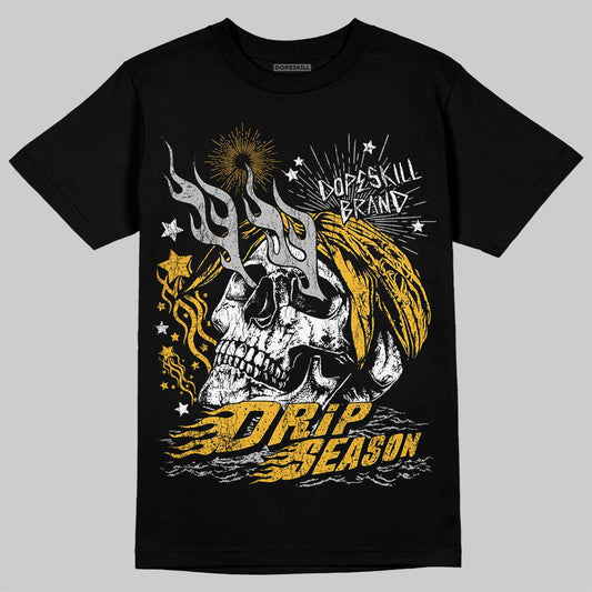 Jordan 5 'Tokyo' DopeSkill T-Shirt Drip Season Graphic Streetwear - Black