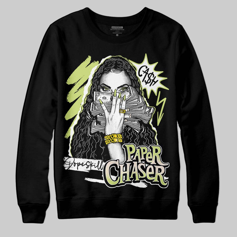 Jordan 5 “Luminous Green” DopeSkill Sweatshirt NPC Graphic Streetwear - Black