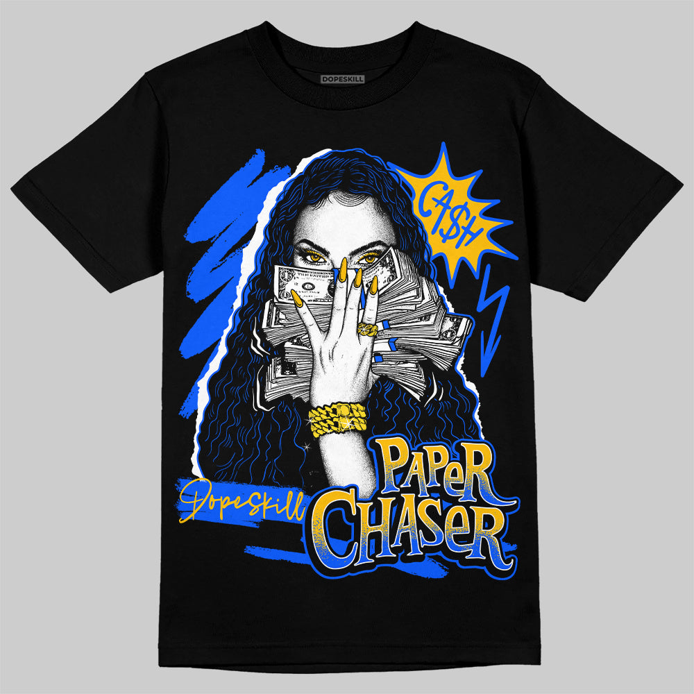Royal Blue Sneakers DopeSkill T-Shirt NPC Graphic Streetwear - Black