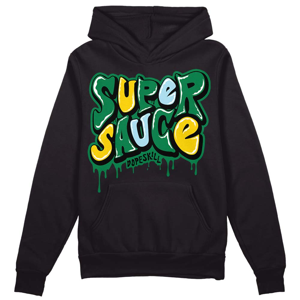 Jordan 5 “Lucky Green” DopeSkill Hoodie Sweatshirt Super Sauce Graphic Streetwear - Black