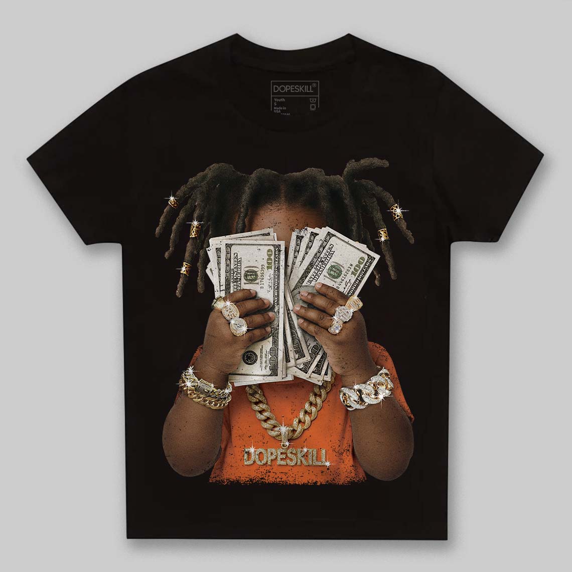 Jordan 1 Retro High OG Shattered Backboard (2025) DopeSkill Toddler Kids T-shirt Rich Youth Graphic Streetwear - Black