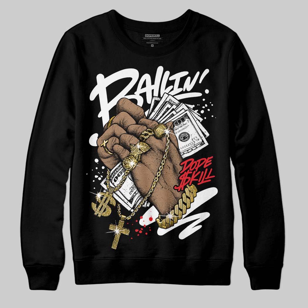 Dunk Low Panda White Black DopeSkill Sweatshirt Always Ballin' Graphic Streetwear - Black