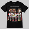 Jordan 3 Retro Fire Red DopeSkill T-Shirt First Sunday Graphic Streetwear - Black