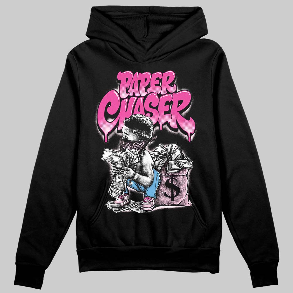 Pink Sneakers DopeSkill Hoodie Sweatshirt Paper Chaser Boy Graphic Streetwear - black