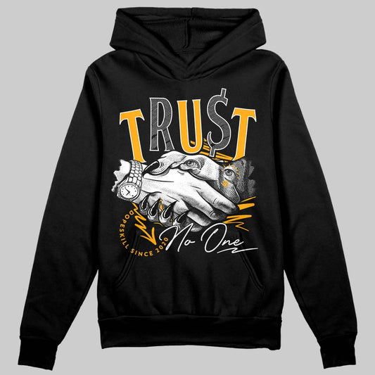 Jordan 12 Retro Black Taxi DopeSkill Hoodie Sweatshirt Trust No One Graphic Streetwear - Black