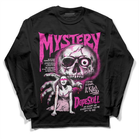 Dunk Low Triple Pink DopeSkill Long Sleeve T-Shirt Mystery Ghostly Grasp Graphic Streetwear - Black
