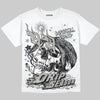 Jordan 9 Cool Grey DopeSkill Oversize Print T-Shirt Drip Season Graphic Streetwear