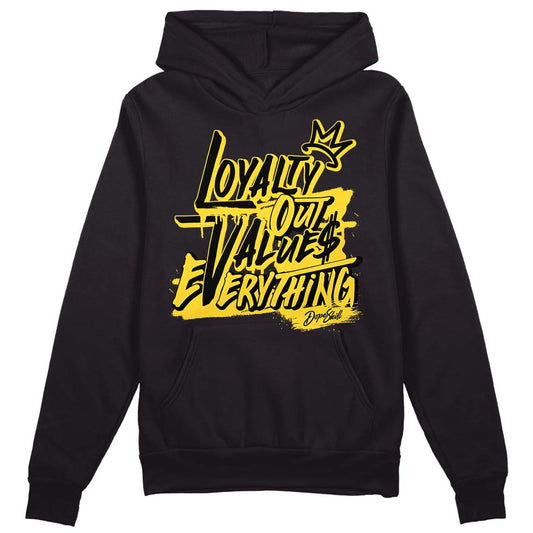 Jordan 4 Tour Yellow Thunder DopeSkill Hoodie Sweatshirt LOVE Graphic Streetwear - Black