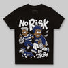 Jordan 1 High OG Rare Air "Deep Royal Blue" DopeSkill Toddler Kids T-shirt No Risk No Story Graphic Streetwear - Black