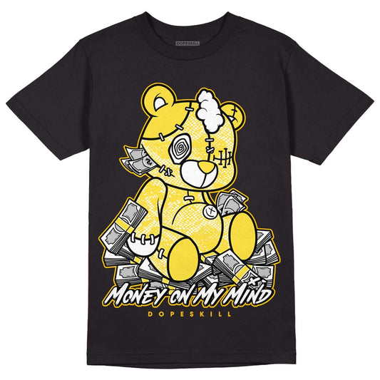 Jordan 11 Low 'Yellow Snakeskin' DopeSkill T-Shirt MOMM Bear Graphic Streetwear - Black