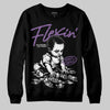 PURPLE Sneakers DopeSkill Sweatshirt Flexin' Graphic Streetwear - Black