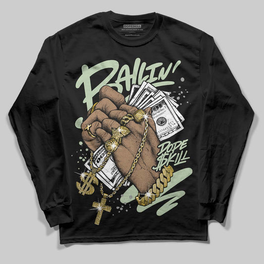 Jordan 4 WMNS “Seafoam” (2025) DopeSkill Long Sleeve T-Shirt Always Ballin' Graphic Streetwear - Black