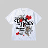New Love Heals DopeSkill Premium T-shirt Streetwear - White