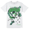Jordan 1 High OG Green Glow DopeSkill T-Shirt Nevermind Graphic Streetwear - White
