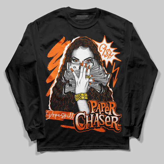 Dunk Low 'Magma Orange' DopeSkill Long Sleeve T-Shirt NPC Graphic Streetwear - Black