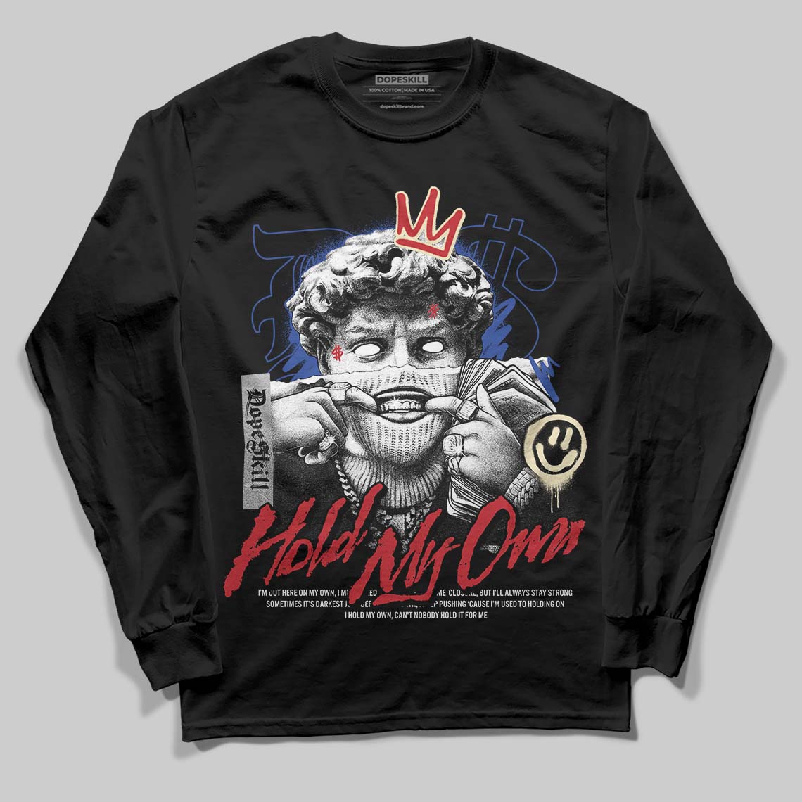 Jordan 4 “Rare Air” DopeSkill Long Sleeve T-Shirt In My Way Graphic Streetwear - Black