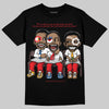 Red Sneakers DopeSkill T-Shirt First Sunday Graphic Streetwear - Black