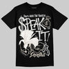 Jordan 3 Retro Pure Money DopeSkill T-Shirt Speak It Graphic Streetwear - black
