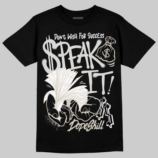Jordan 3 Retro Pure Money DopeSkill T-Shirt Speak It Graphic Streetwear - black